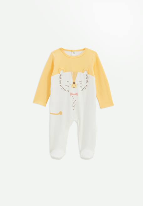 Pyjama bébé auguste Jaune 1 - vertbaudet enfant 