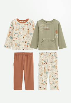 Lot de 2 pyjamas enfant 2 pièces kansas city  - vertbaudet enfant