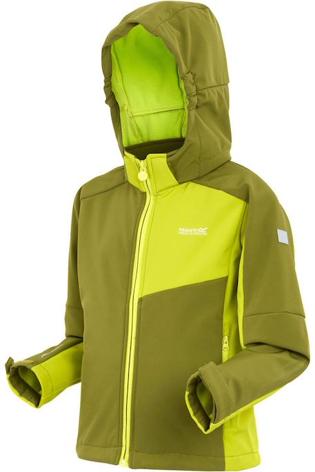 Veste softshell acidity  viii Vert néphrite / vert clair 3 - vertbaudet enfant 