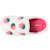 Chaussons mules sherpa fraise, semelle bloup xtra confort, amorti souple Ivoire 2 - vertbaudet enfant 