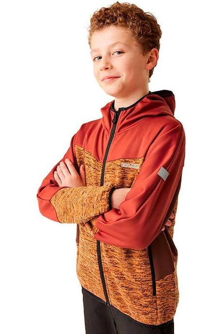Veste  dissolver  ix Orange sombre / ocre rouge+Rouge ciel / rouge clair 4 - vertbaudet enfant 