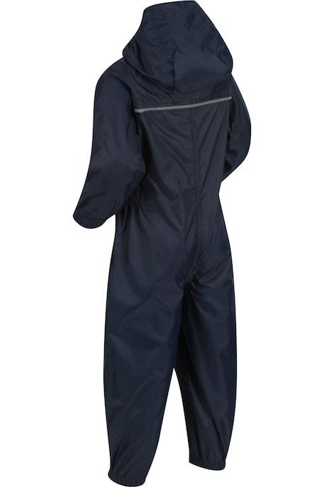 Combinaison imperméable bébé  puddle iv Bleu marine+Rose 2 - vertbaudet enfant 