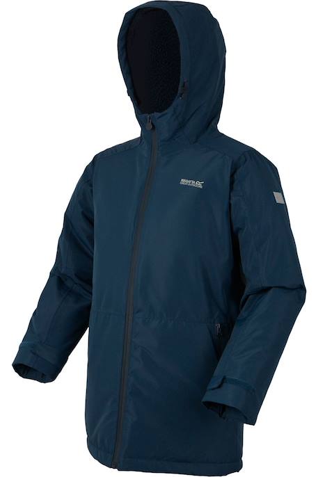Veste imperméable farbank  farbank ii Denim sombre+Noir 3 - vertbaudet enfant 