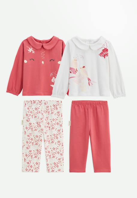Lot de 2 pyjamas enfant 2 pièces camila Rose 1 - vertbaudet enfant 