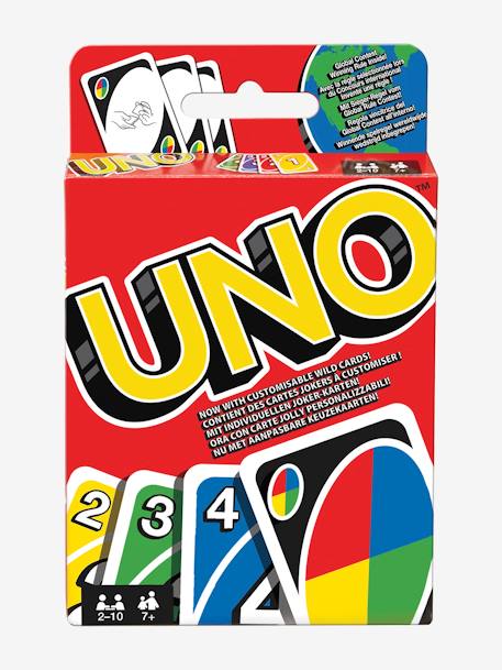 Jeu de cartes Uno MATTEL ROUGE 1 - vertbaudet enfant 