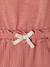 Combinaison short fille bi matière gris ardoise+vieux rose 9 - vertbaudet enfant 