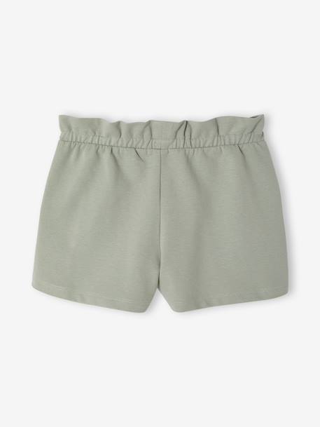 Lot de 2 shorts fille molleton léger mandarine+marine+vert d'eau 18 - vertbaudet enfant 