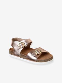 Chaussures-Chaussures fille 23-38-Sandales cuir boucles