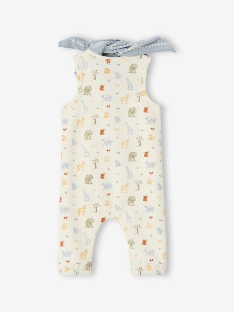 Ensemble combi bandana bébé écru 6 - vertbaudet enfant 