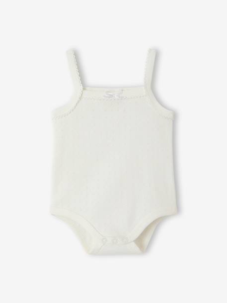 Coffret ensemble bébé fille 3 pièces écru 2 - vertbaudet enfant 