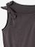 Combinaison short fille bi matière gris ardoise+vieux rose 3 - vertbaudet enfant 