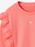 Sweat volant fantaisie corail 3 - vertbaudet enfant 