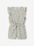 Combishort fille gaze de coton à volants écru+vert sauge 1 - vertbaudet enfant 