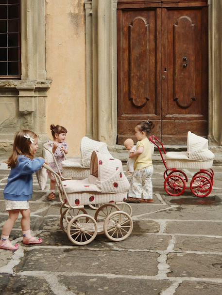 Landau pour poupée Minnie bleu+écru+rouge 7 - vertbaudet enfant 