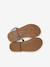 Sandales fille cuir boucle blanc 4 - vertbaudet enfant 