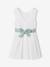 Robe de cérémonie motifs fleurs fille blanc+blanc imprimé+bleu clair+rose imprimé+rose pâle 4 - vertbaudet enfant 