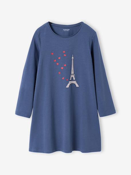 Lot de 2 pyjamas chemises de nuit legging bleu 4 - vertbaudet enfant 