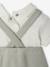Ensemble 2 pièces barboteuse body bébé vert sauge 7 - vertbaudet enfant 