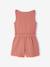 Combinaison short fille bi matière gris ardoise+vieux rose 7 - vertbaudet enfant 