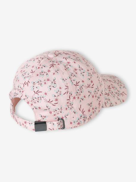 Casquette fille coton réglable rose pâle 2 - vertbaudet enfant 