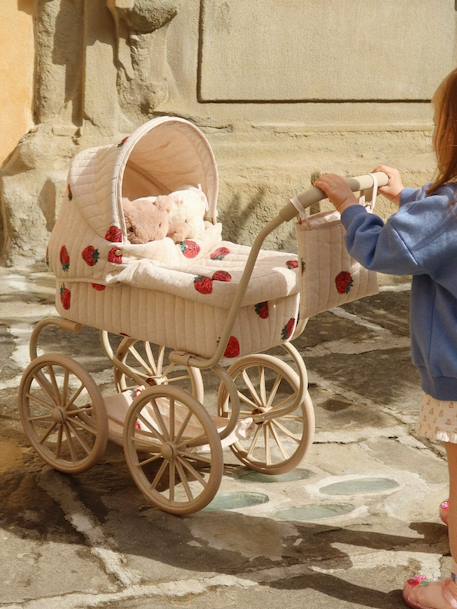 Landau pour poupée Minnie bleu+écru+rouge 5 - vertbaudet enfant 