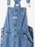 Salopette fille denim bleu clair 4 - vertbaudet enfant 