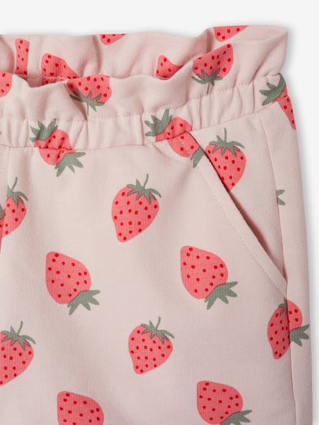 Lot de 2 shorts fille molleton léger mandarine+marine+vert d'eau 20 - vertbaudet enfant 