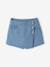 Jupe short fille rayée rayé bleu 1 - vertbaudet enfant 