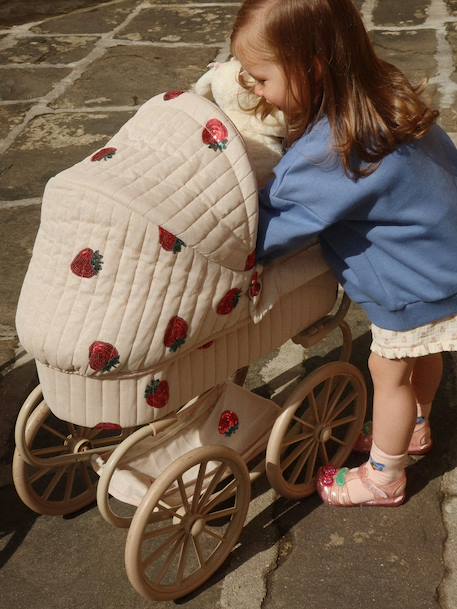 Landau pour poupée Minnie bleu+écru+rouge 6 - vertbaudet enfant 