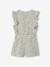 Combishort fille gaze de coton à volants écru+vert sauge 2 - vertbaudet enfant 
