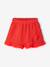 Jupe short fille gaze coton bleu électrique+rouge 6 - vertbaudet enfant 
