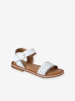 Chaussures-Chaussures fille 23-38-Sandales fille cuir boucle