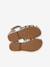 Ballerines fille cuir ouverte or 5 - vertbaudet enfant 