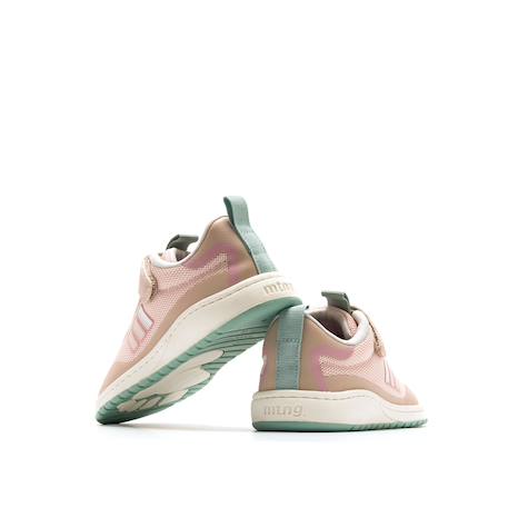 Sneakers filles textile lacets- fermeture adhésive barefoot Blue clair+Pink+Rose+Vert menthe 11 - vertbaudet enfant 