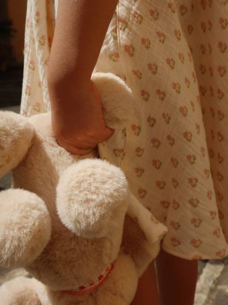 Peluche chien et son sac KONGES SLOJD blanc 3 - vertbaudet enfant 