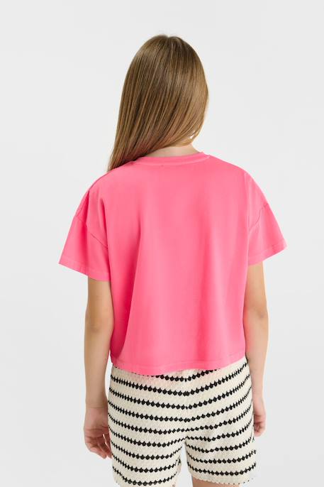 Tee-shirt emilagi Pink fluo 4 - vertbaudet enfant 