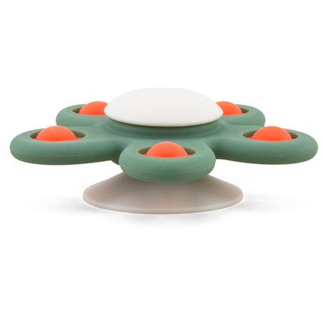 Spinner sensoriel fleur pétaloune pop Blanc+Vert 5 - vertbaudet enfant 