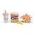 Ensemble de fast food en bois Beige 5 - vertbaudet enfant 