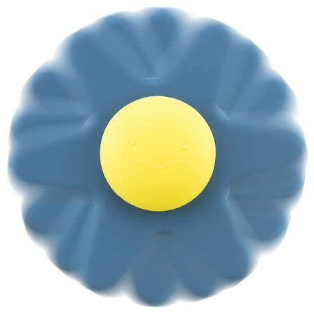 Spinner sensoriel fleur pétaloune Bleu+Rouge 3 - vertbaudet enfant 