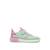 Sneakers filles textile lacets- fermeture adhésive barefoot Blue clair+Pink+Rose+Vert menthe 19 - vertbaudet enfant 