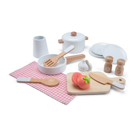 Kitchenette en bois pour enfant Gris+Rose+Vert 11 - vertbaudet enfant 