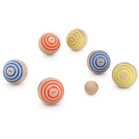 Jeu de pétanque stripes Beige 2 - vertbaudet enfant 