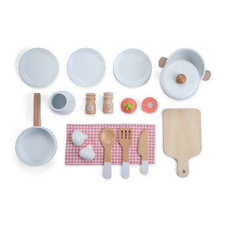 Kitchenette en bois pour enfant Gris+Rose+Vert 12 - vertbaudet enfant 