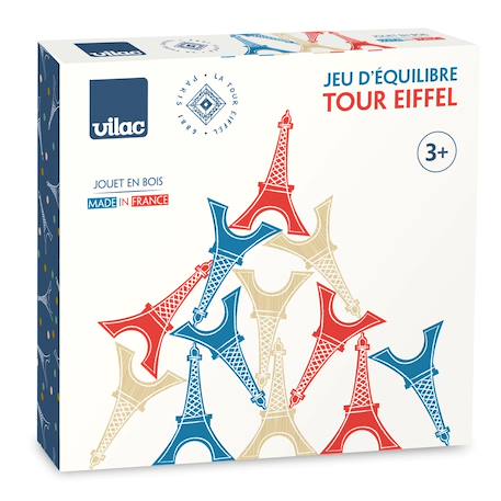Jeu d'équilibre tour eiffel Blanc 2 - vertbaudet enfant 