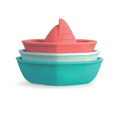 Jouet-Bateaux de bain en silicone