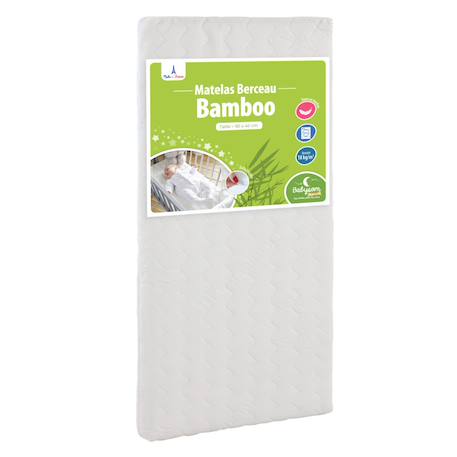 Matelas cododo bamboo | forme rectangulaire Blanc 2 - vertbaudet enfant 