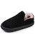 Chaussons charentaises suédine semelle bloup extra confort Ivoire+Noir 12 - vertbaudet enfant 