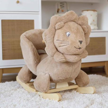 Lion à bascule pour bébé Beige 4 - vertbaudet enfant 