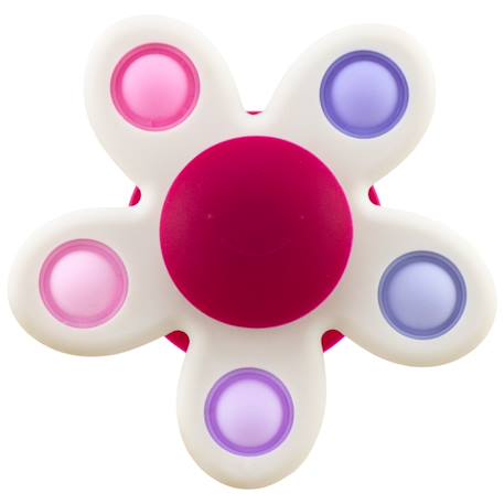 Spinner sensoriel fleur pétaloune pop Blanc+Vert 2 - vertbaudet enfant 