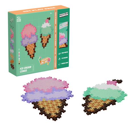 Puzzle cornet de glaces - 250 pcs Multicolore 3 - vertbaudet enfant 